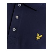 Lyle & Scott Mens Big Size Stretch Plain Long Sleeve Polo
