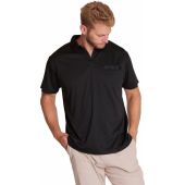 North 56 Mens Big Size Cool Effect Performance Zip Neck Short Sleeve Polo