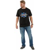 North 56 Mens Big Size Def Lepard Cotton Crew Neck T Shirt