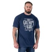 D555 Mens Big Size Grumpy Old Man Printed Crew Neck T-Shirt
