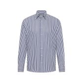 Eterna Mens Big Size Bengal Stripe Formal Long Sleeve Shirt