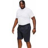 D555 By Duke Mens Big Size Full Elastic Waist Stretch Shorts with Internal Drawcord