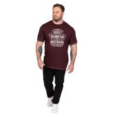 D555 Mens Big Size Multitasking Grumpy Old Man'S Club Printed Crew Neck T-Shirt