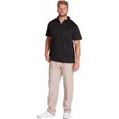 North 56 Mens Big Size Cool Effect Performance Zip Neck Short Sleeve Polo