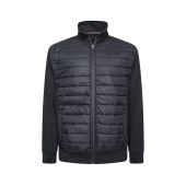 Kam Mens Big Size Bubble Panel Zip Front Top