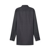 Olymp Mens Big Size Fine Satin Cotton Print Shirt