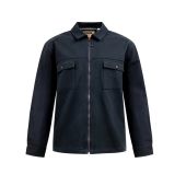 D555 Mens Big Size Zip Front Overshirt