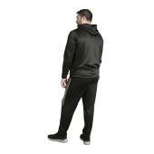 D555 Mens Big Size Active Performance Stretch Zip Through Hoodie