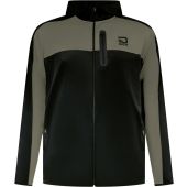 D555 Mens Big Size Active Performance Stretch Zip Through Hoodie