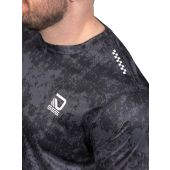 D555 Mens Big Size Dry Wear Light Weight All Over Print With Mesh Stripe