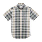 Ben Sherman Mens Big Size Button Down Collar Casual Short Sleeve Shirt