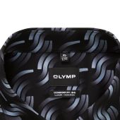 Olymp Mens Big Size Fashion Curve Print Shirt
