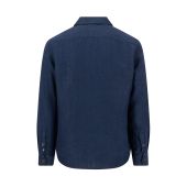 Fynch Hatton Mens Big Size Linen Cotton Herringbone Overshirt