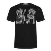 Kam Mens Big Size Music Gorilla Printed Tee