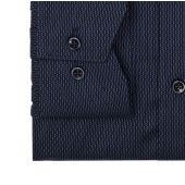 Olymp Mens Big Size Dash Pattern Comfort Fit Non Iron Egyptian Cotton Formal Long Sleeve Shirt