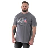 D555 Mens Big Size Gas Monkey Garage Crew Neck T Shirt
