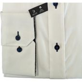Eterna Mens Big Size Plain Comfort Fit Cotton Formal Long Sleeve Shirt