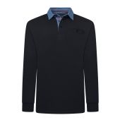 Kam Mens Big Size Long Sleeve Rugby Top