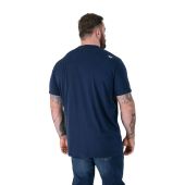 D555 Mens Big Size Tropical Beats Print Crew Neck T Shirt