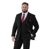D555 Mens Big Size Plain Stretch Suit Jacket