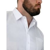 D555 Mens Big Size Stain Resistant Stretch Cotton Formal Long Sleeve Shirt