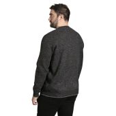 D555 Mens Big Size Button Cardigan With Fine Fleece Lining