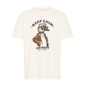 Blend Mens Big Size Keep Calm Print Crew Neck T Shirt