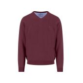 Fynch Hatton Mens Big Size Superfine Premium Cotton V Neck Jumper