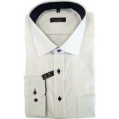 Eterna Mens Big Size Plain Comfort Fit Cotton Formal Long Sleeve Shirt