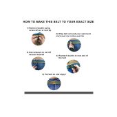 Duke Mens Big Size Slide Buckle Belt