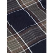 Douglas+Grahame Mens Big Size Big Check Button Down Collar Casual Long Sleeve Shirt