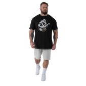 D555 Mens Big Size Gorilla Rock Print Crew Neck T Shirt