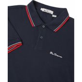 Ben Sherman Mens Big Size Organic Cotton Signature Polo Shirt