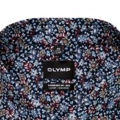 Olymp Mens Big Size Floral Print Long Sleeve Shirt