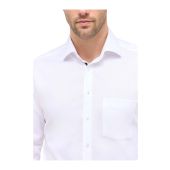 Eterna Mens Big Size Comfort Fit Self Stripe Cotton Formal Long Sleeve Shirt