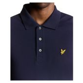 Lyle & Scott Mens Big Size Stretch Plain Long Sleeve Polo