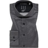 Eterna Mens Big Size Stretch Micro Pattern Long Sleeve Formal Shirt
