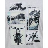Duke Mens Big Size D555 Multi Bike Photo Printed Crew Neck T-Shirt