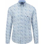 Fynch Hatton Mens Big Size Premium Flowers Print Long Sleeve Shirt