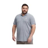 Blend Mens Big Size Pique Polo With Contrast Collar