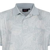 Espionage Mens Big Size Leaf Print Polo Shirt