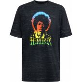 D555 Mens Big Size Hendrix Print Crew Neck Cotton T Shirt