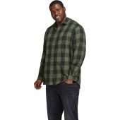 Mens Big Size JACK and JONES Long Sleeved Check Shirt