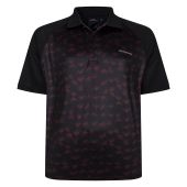 Espionage Mens Big Size Pattern Performance Polo