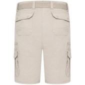 Kam Mens Big Size Belted Cargo Stretch Short