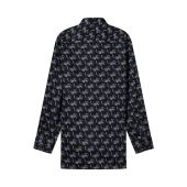 Olymp Mens Big Size Fashion Curve Print Shirt