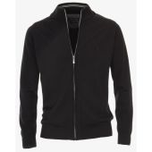 Casa Moda Plain Pima Cotton Zip Cardigan