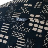 D555 Mens Big Size Geometric Print Short Sleeve Button Down Collar Shirt