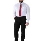 D555 Mens Big Size Plain Stretch Suit Trouser
