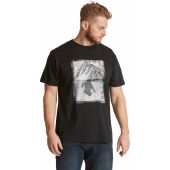 NORTH 56°4 Mens Big Size The Challenge Ski Print Cotton Crew Neck T Shirt